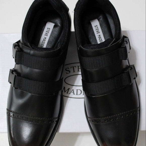 Steve Madden Paulsen Brown Double Monk Strap Shoe main image 5
